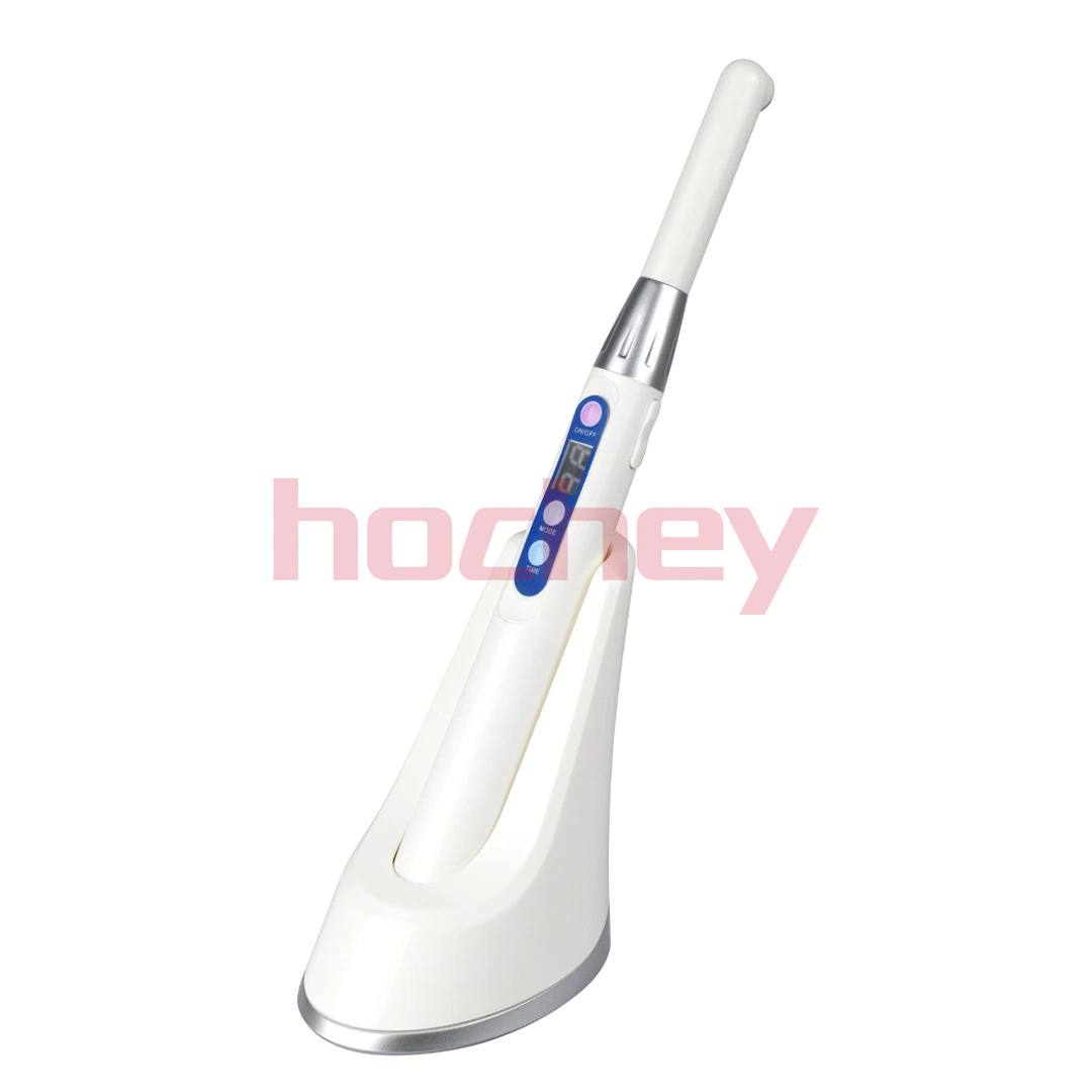 Médico de hochey recargable inalámbrica de la luz de curado Dental LED Lámpara de curación de la unidad de curado