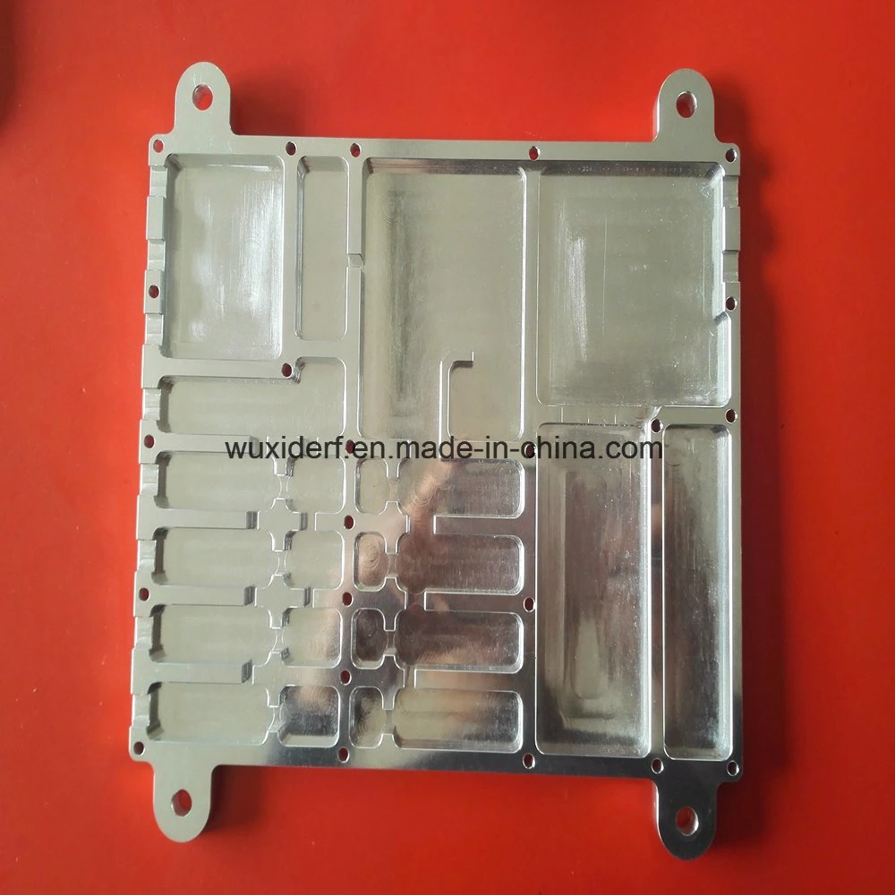 La molienda de mecanizado CNC Alodine chasis de aluminio con panel frontal