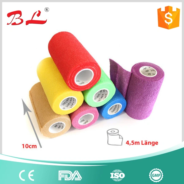 OEM Service Cohesive Bandage Vetwrap Self Adhesive Elastic Bandage Printed