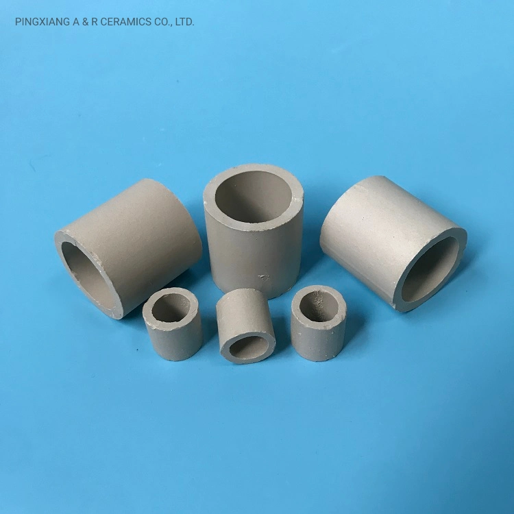 Custom Ceramic Raschig Ring for Chemical Fillings Ceramic Saddles Supplier