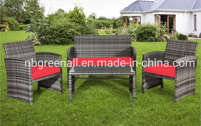 8PC Outdoor Patio Hotel Garden Rattan Furniture Set Glass Table Top Cushioned Wicker Sofa Furniture