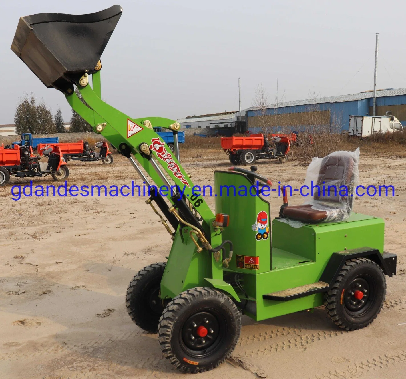 4 Wheel Drive Mini Electric Wheel Loader with CE Approvel