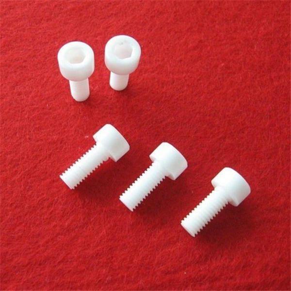 Wear Resistance in Stock Glazed M5 M10 Zro2 Zirconia Ceramic Electrical Screw Spike for Sale