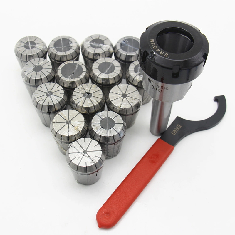 High Accuracy Clamping Spring Er32 Collet Chuck Set 18PCS/21PCS with Collet Holder and Spanner