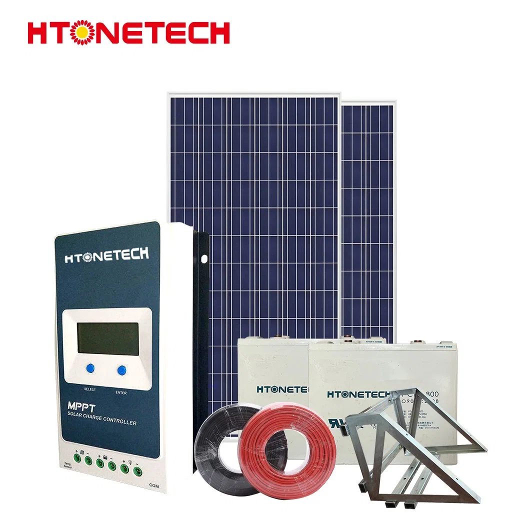 Htonetech off Grid Solar Power System 20kW Originales de fábrica 8kW 10KW 38KW Mini sistema Solar de Energía Solar con 12 Voltio Panel Solar