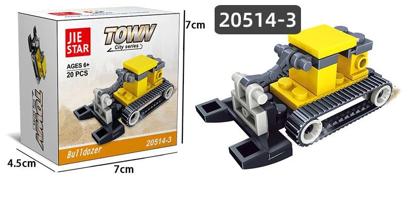 Einsteigermodell kompatible Bausteine 4 Einfache Version leicht zu Montieren Auto Kinder Spielzeug