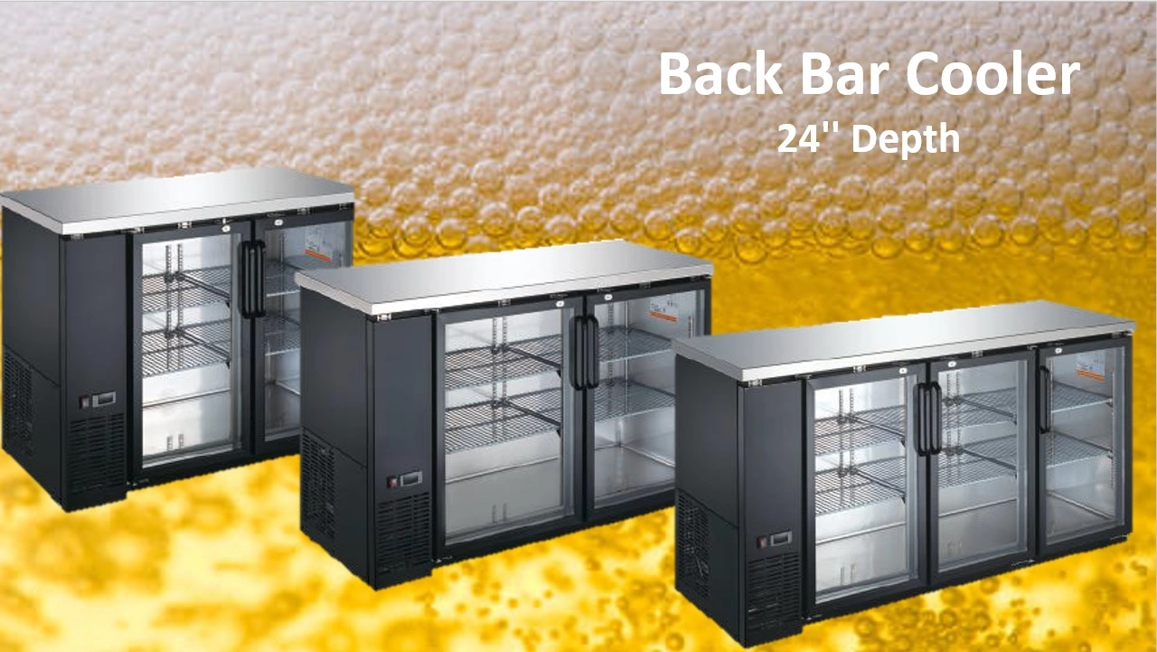 Glass Door Beverage Beer Display Back Bar Cooler Fridge Refrigerator