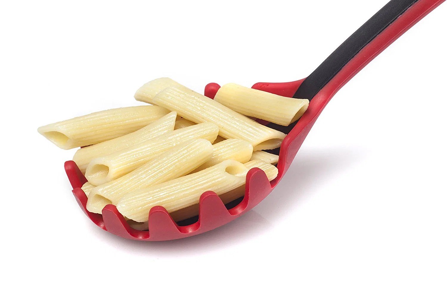 Kitchen Silicone & Nylon Cookware Pasta Fork and Spaghetti Server