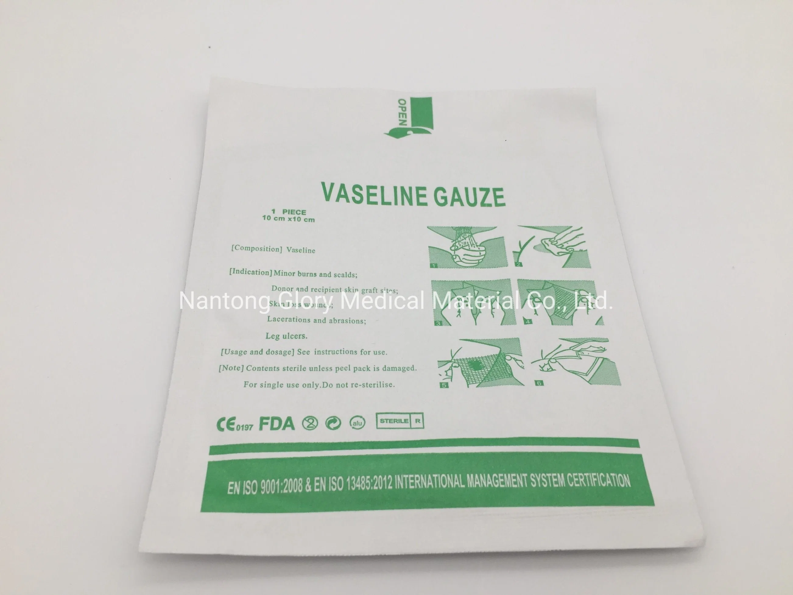 Disposable Medical Wound Dressing Paraffin Gauze