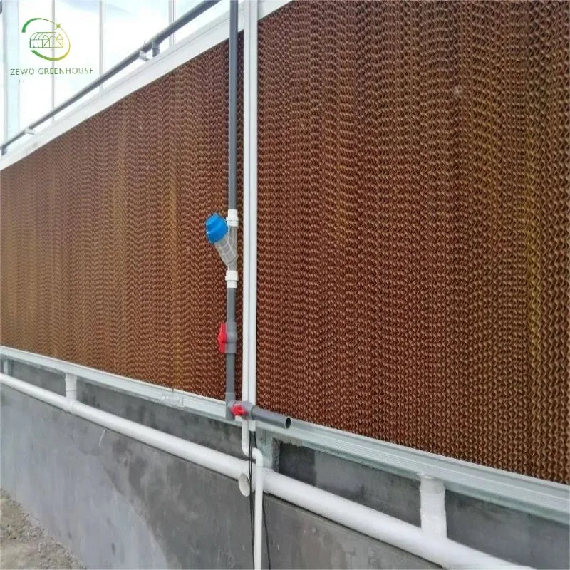 Tampon de refroidissement MaxPower à bon effet de refroidissement pour ferme de volaille de serre Coussinet de refroidissement en nid d'abeille