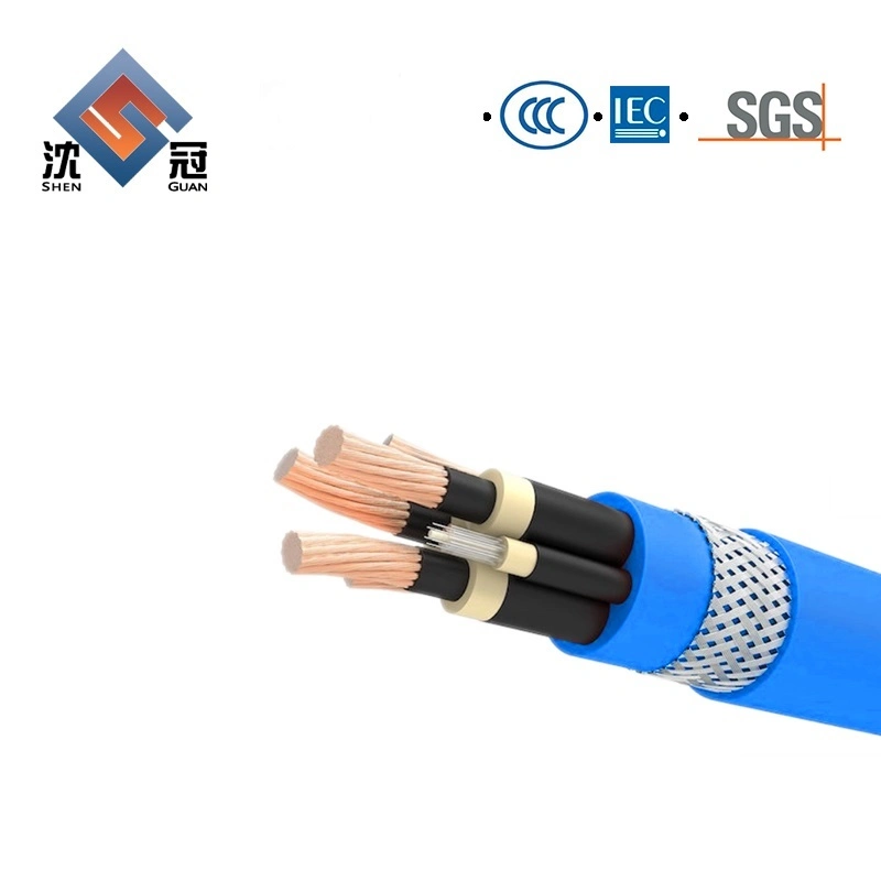 Shenguan Overhead Line Electric Aluminium Alloy Wire Cable 16mm Price Mining Cable Mining Cable Mining Cable Wire AC DC Medium Voltage