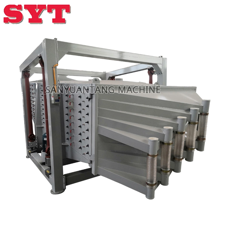 Self Cleaning Square Swing Vibrating Gyratory Screening Sifter Machine for Silicon Powder