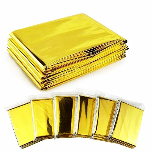 Gold & Sliver Emergency Outdoor Rescue Space Survival Blanket Thermal Blanket