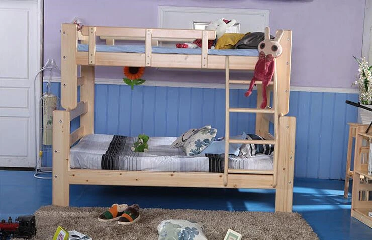 Solid Wooden Bed Room Bunk Beds Children Bunk Bed (M-X2219)