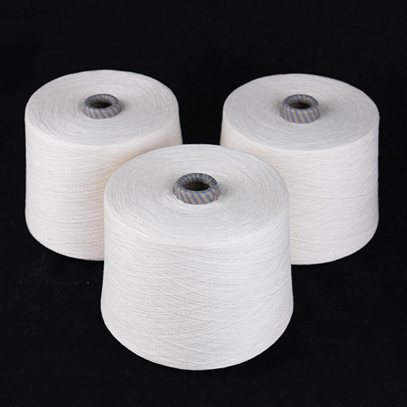 China Yarns Tc 65/35 Polyester Cotton Yarn Open End Weaving 40/1 45/1 30/1 30/2 Blended Cotton Yarn Wholesale