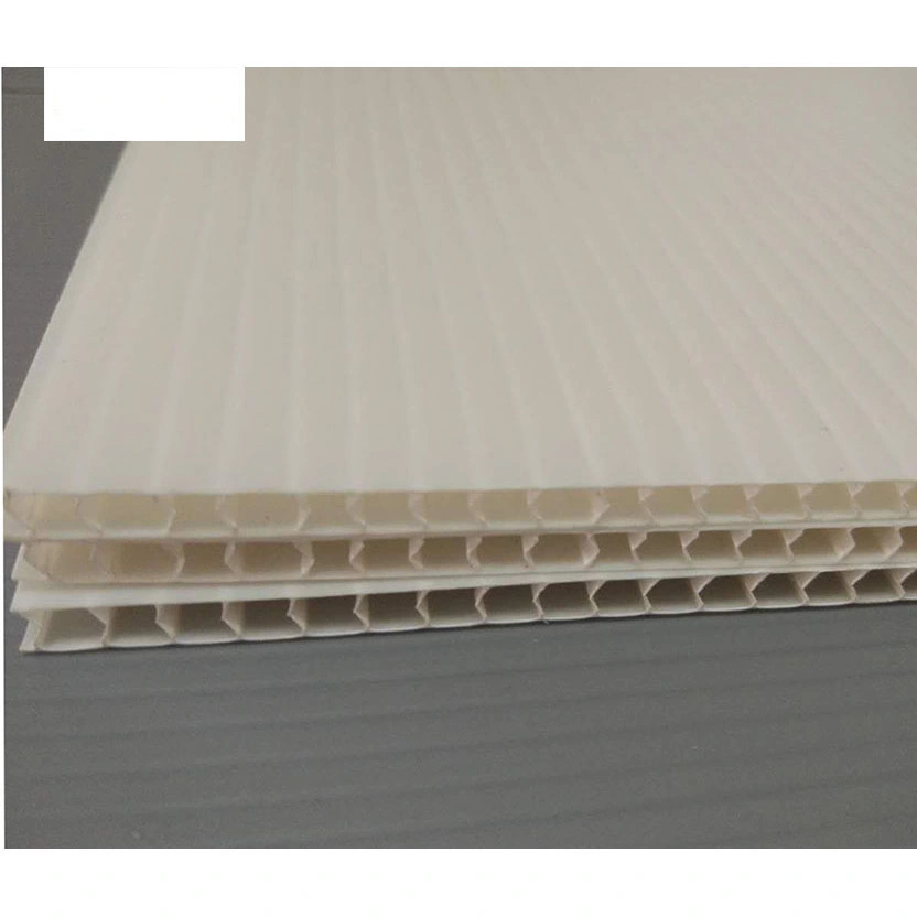 Wholesale 8mm Custom White Polypropylene Panel PP Hollow Corrugated Plastic Sheet