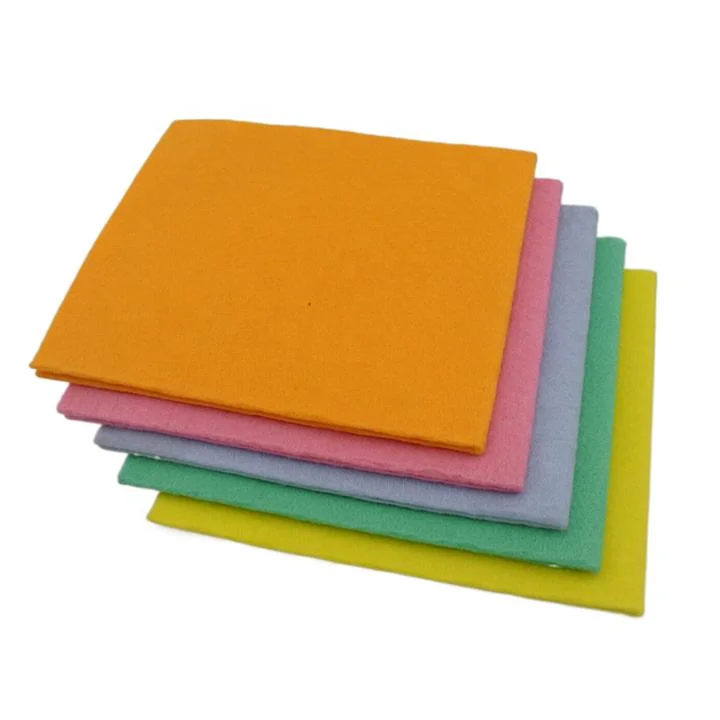 Super Absorbent Multi-Purpose Household Cleaning Use Viscose/Polyester Needle Punched Germany Nonwoven Cleaning Cloth