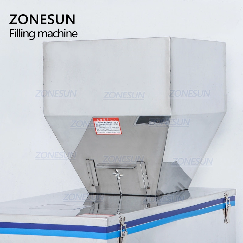 Zonesun 20-5000g Rice Millet Whole Grains Vegetable Seeds Fertlizer Tea Alfalfa Wheat Granule Filling Machine