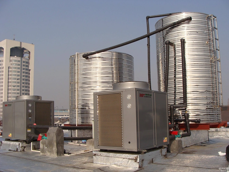 Solar Panel Heat Pump Combination Solar Water Heater for Residential Buildings