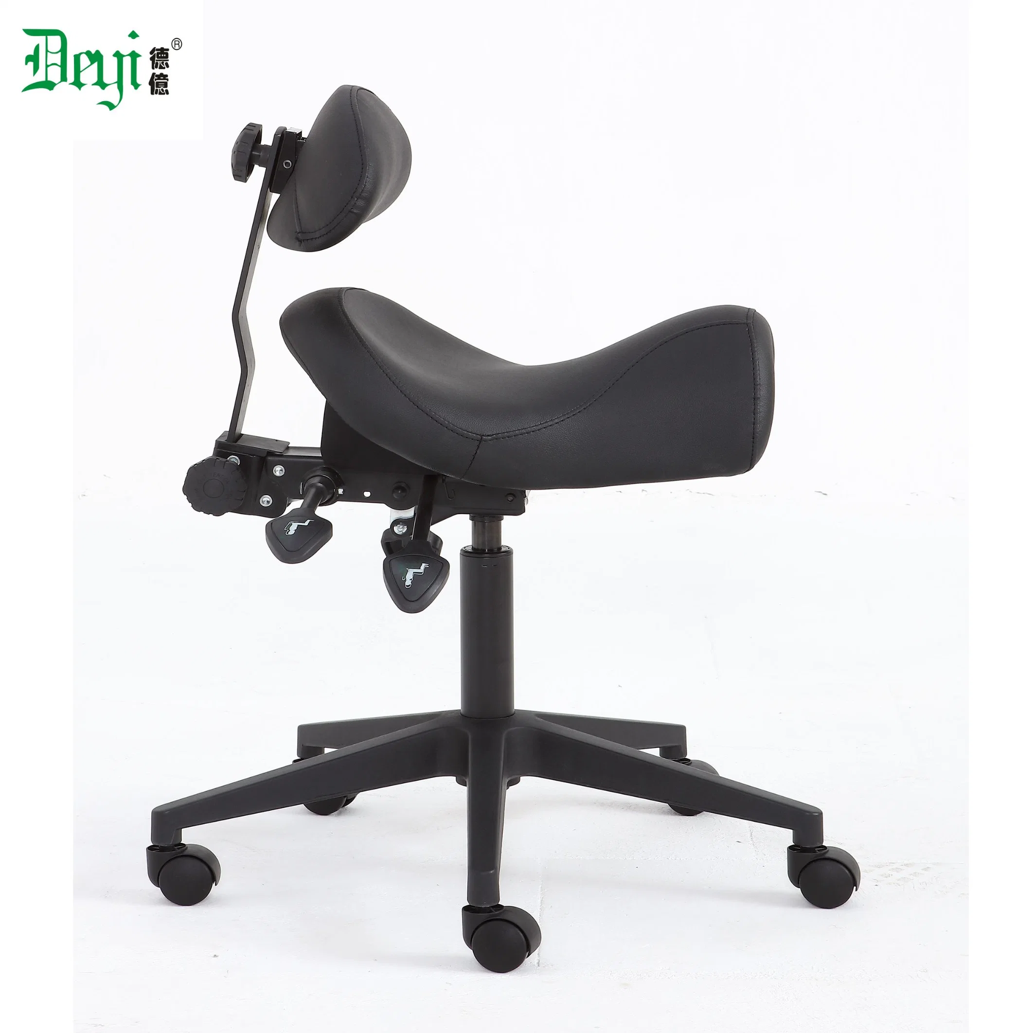 Small Backrest Three Adjust Function Hospital Use Saddle Furniture