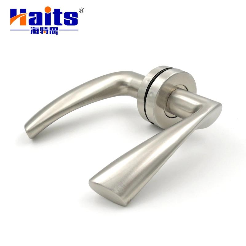 Unique Design Round Cover Lever Door Handle with Plate