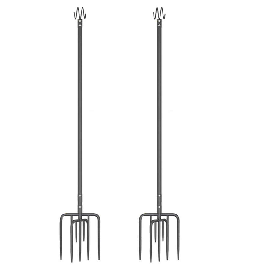 Jh-Mech Outdoor Galvanized Steel Stands String Light Pole Stand