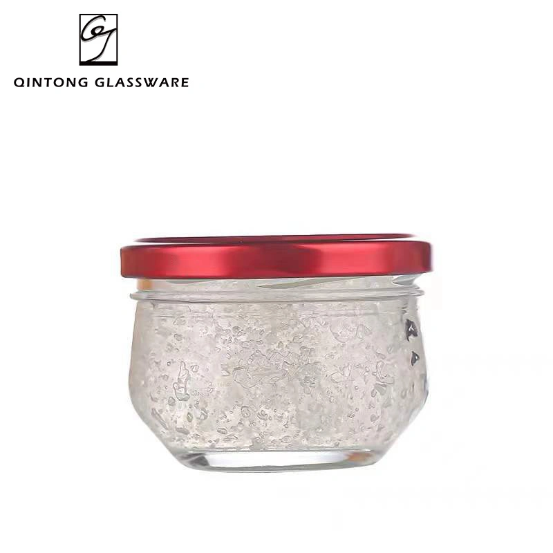 Wholesale 70ml 2oz High-Temperature Resistant Sealed Glass Bird's Nest Honey Split Bottle with Lid