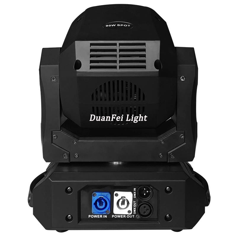 Hot Seller Stufe 15CH 90W Spot LED Moving Head 90 Watt Gobo 3 Facette Prisma Moving Light