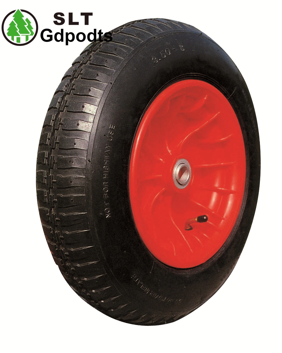 14X350-8 PP Rim Pneumatic Rubber Wheel Air Rubber Wheel for Wheelbarrow