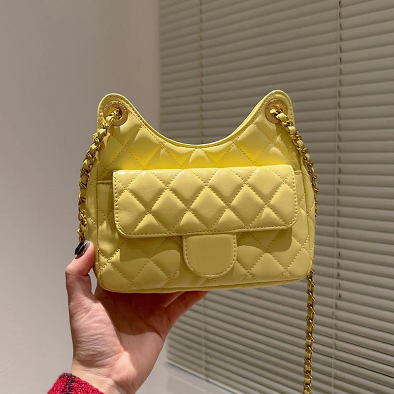 Wholesale Ladies Croissant Handbags Tote Designer Fashion Hobo Bags Luxury Brand Replicas Women Chain Crossbody Shoulder Bag