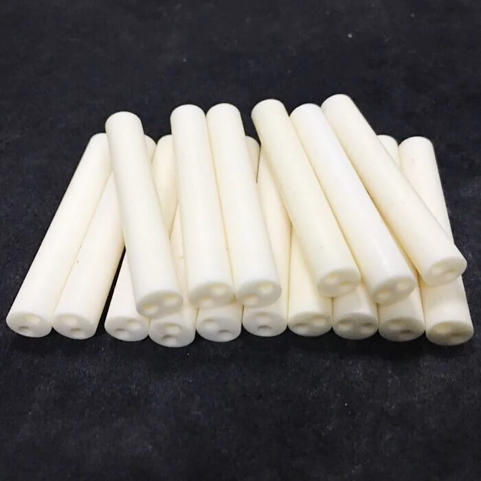 High Insulation 2 or 4 Hole 99.7% Alumina Thermocouple Ceramic Insulator