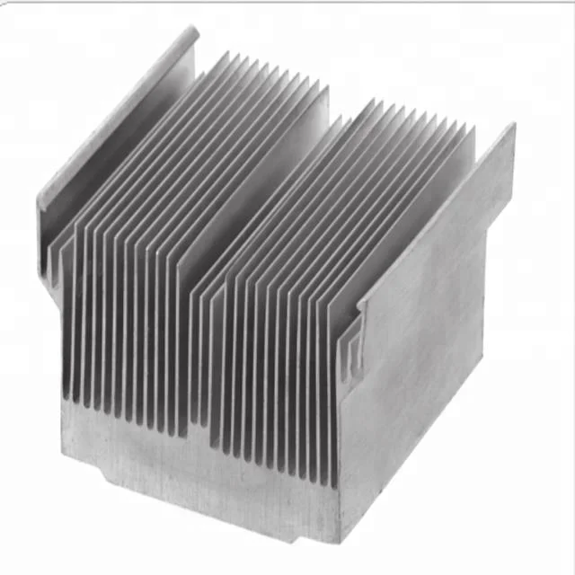 Customized Products Material Width 150 High 45 Flat Plate Heat Dissipation High Power Dense Tooth Heat Sink Profile Aluminium Industrial