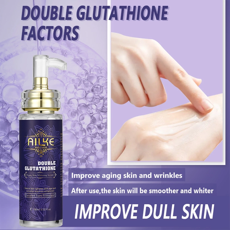 Bestseller Double Gluta Brightening Serum Anti Falten Hautpflege Hylauronicacid Seren für Gesicht