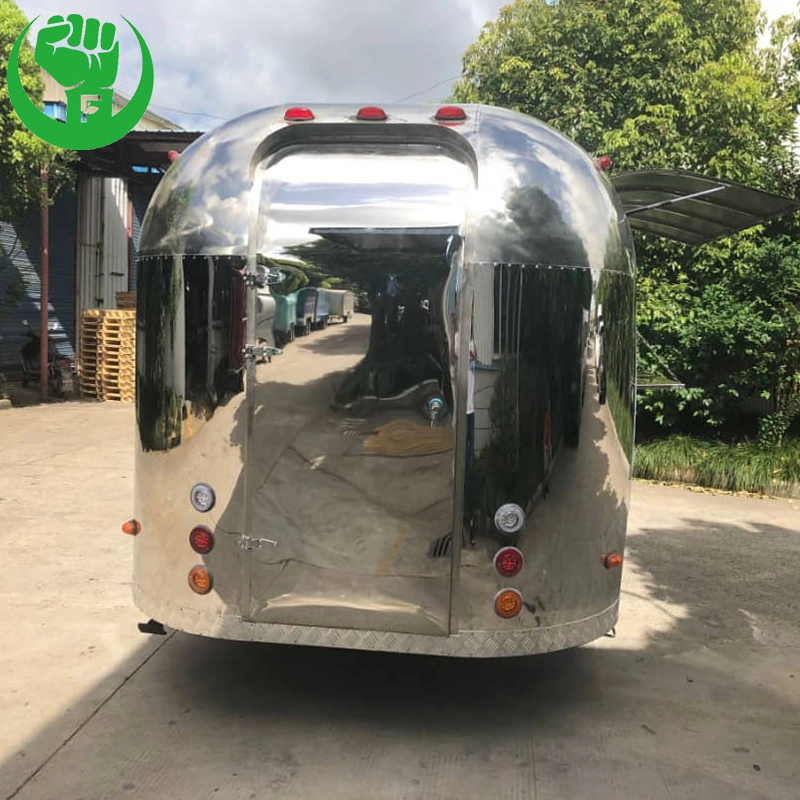 Aluminium Food Trailer Used Food Truck Stainless Steel Material