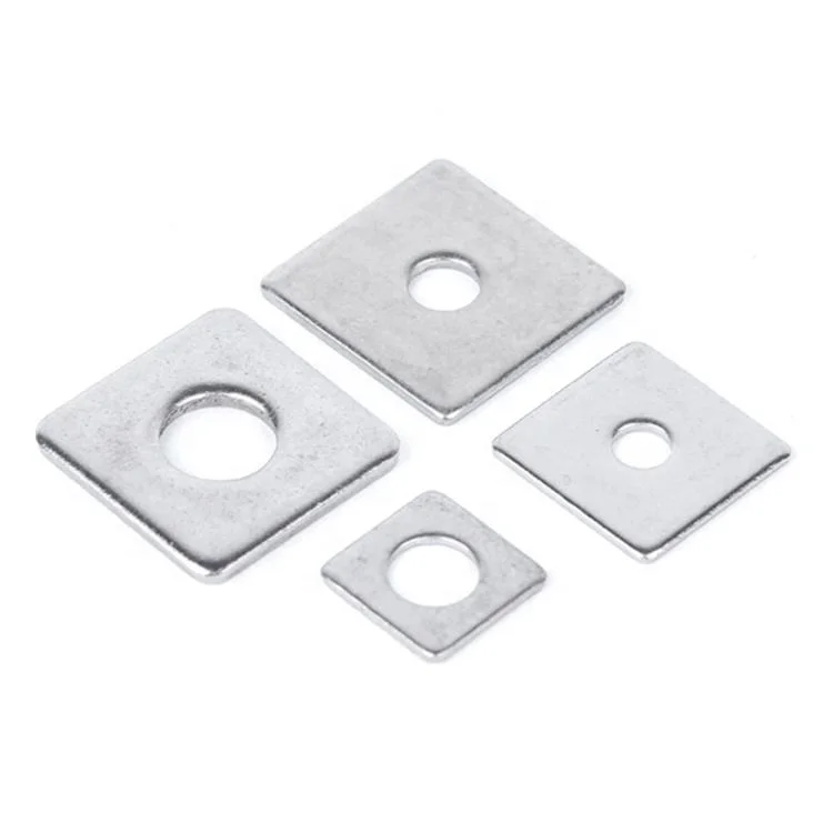 Stainless Steel Square Washer, Flat Washer, Spring Washer