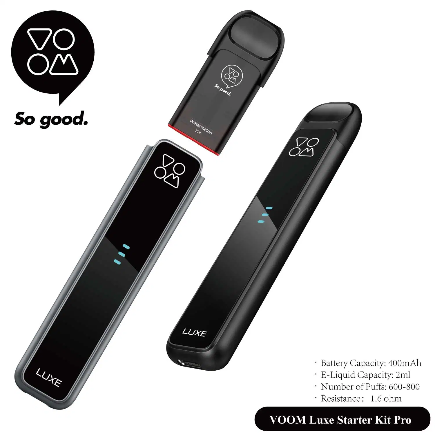 Luxury Fashion Accessories for an Elevated Style Voom Luxe Kit 800 Puffs Disposable/Chargeable Vape