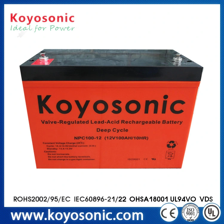 12V 100ah Deep Cycle Battery Powerful Boat Battery 100ah Deep Cycle AGM Gel Maintenance Free