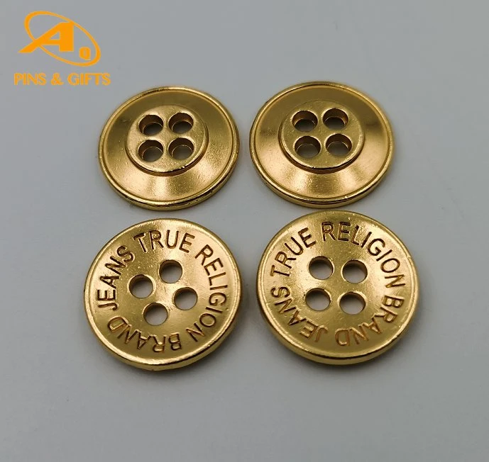 Custom Logo Overcoat Brass Navy Uniforms Metal Button Eyelet Suit Shank Blazer Fancy Clothes Coats Buttons for Coat