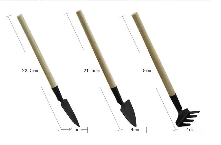 3 PCS Ferramenta de jardinagem Definir Pá pá