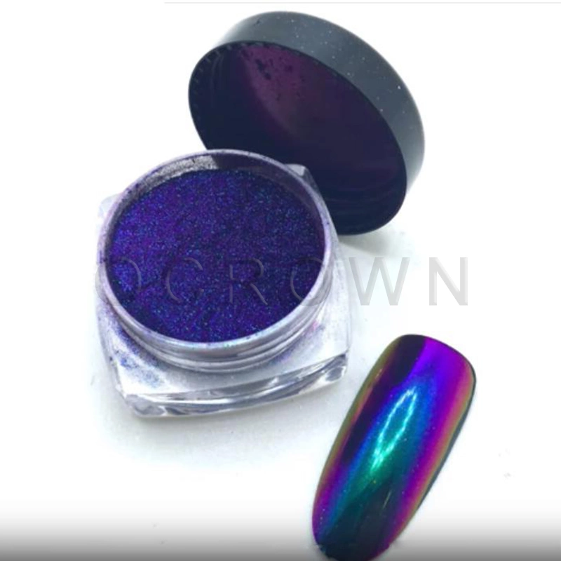 Chrome Chameleon Pearlescent Pigment Mirror Gel Polish Pigment