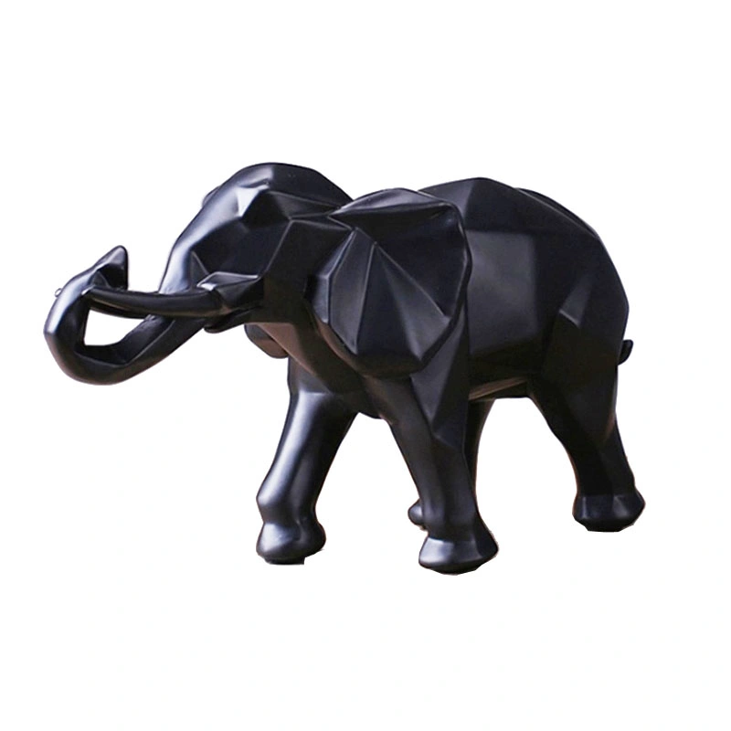 Made in China Superior Quality Resin Moulds Craft Elephants Golden Animal Home Decorations Figurines