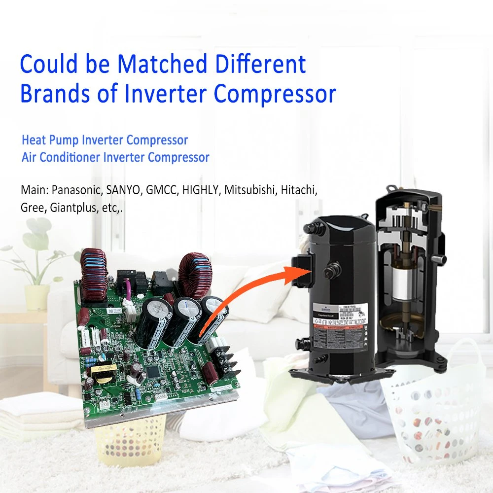 Controlador de bomba de calor aire acondicionado de la frecuencia de DC INVERTER COMPRESOR DE CIRCUITO IMPRESO PCB