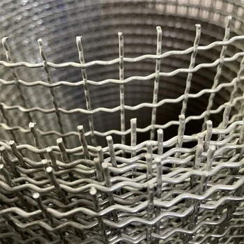 The Best Price Crimped Wire Mesh/The Position of The Two Waves Opposite to Each Other to Guarantee The Uniform of The Opening