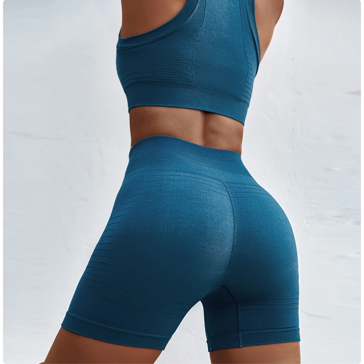 Desgaste de ioga de cintura elevada de elevação do quadril Perneiras executando estanques de Alta Resistência Fitness XL Sutiã yoga perfeito Sports Suit para Mulheres