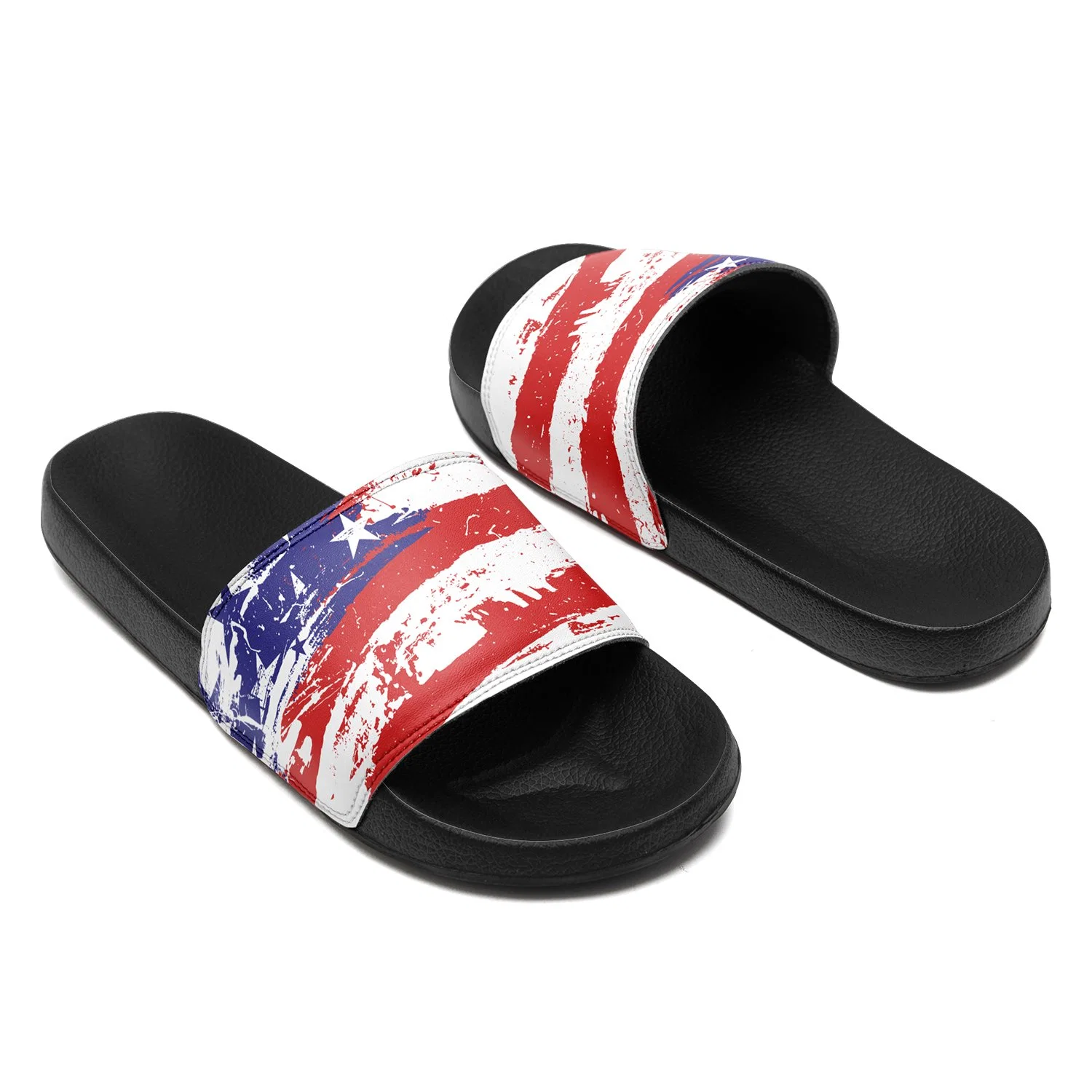 Custom Unisex Slide Sandals Slip on Athletic Sport Slides Wholesale/Supplier Dropshipping Slippers