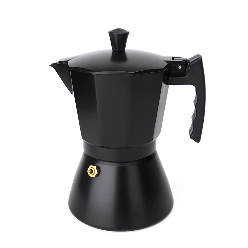 Nice Moka Pot Экодружественный логотип Цветная упаковка эспрессо Moka Кофеварка с кастрюли