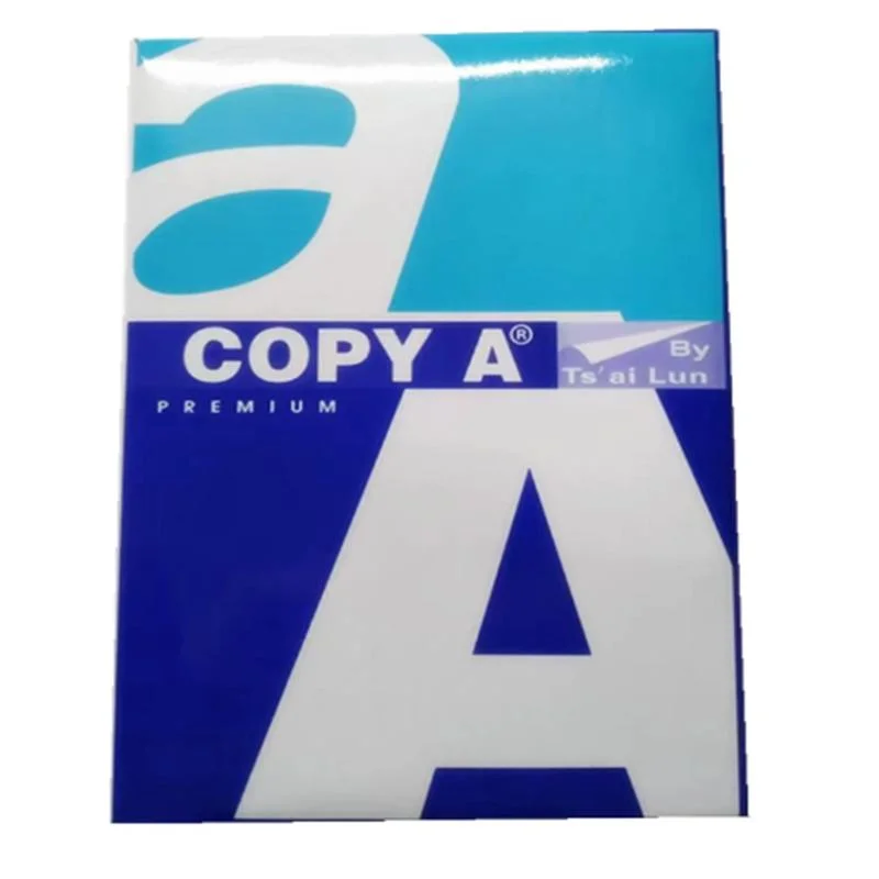 Papel de copia de alta calidad A4 500 hojas 70gsm 75gsm A4% pulpa de madera 80gsm 100 papel