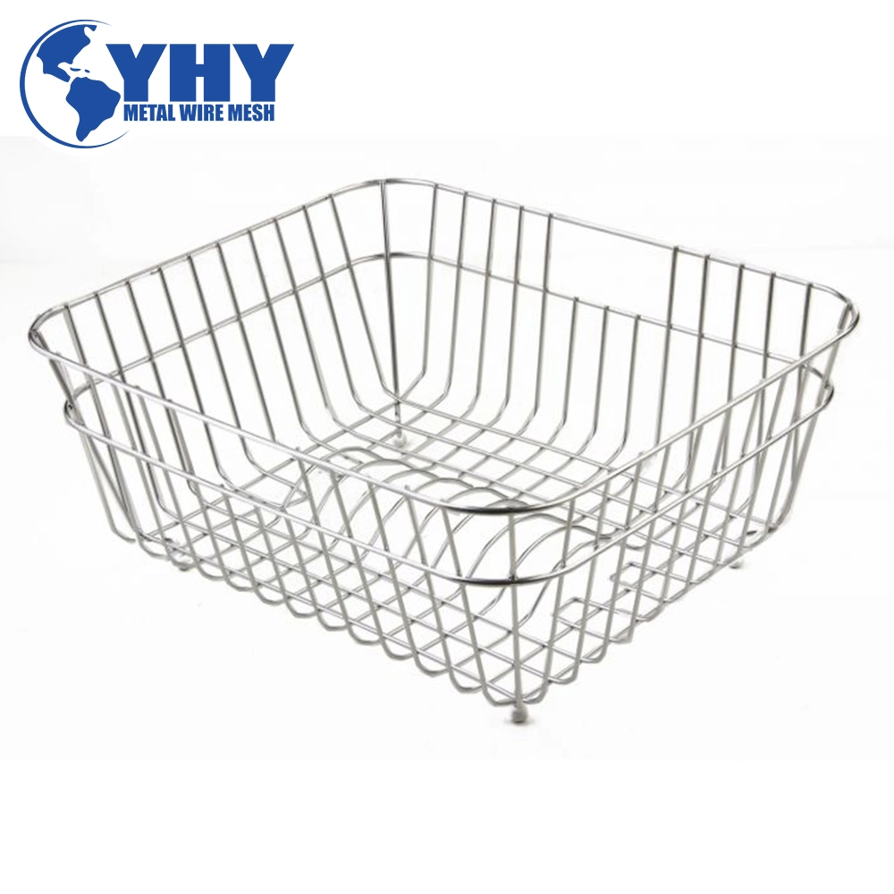 Movable Metal Wire Storage Basket