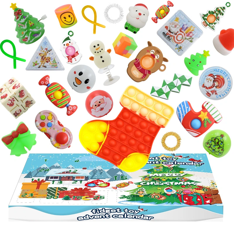 Atacado Popular Crianças presente Anti Stress Toy Set Natal Halloween Jogos de brincar Fidget