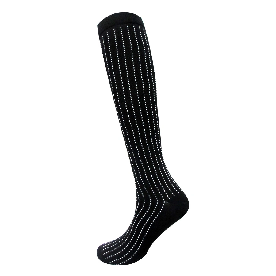 Wholesale Striped Marathon Cycling Nylon Varicose Veins Compression Socks